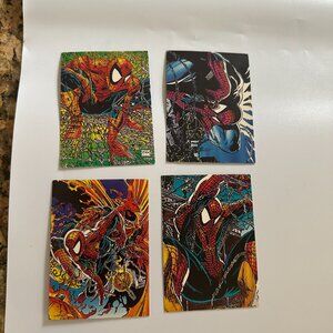 Spider-Man trading cards 1992 McFarlane Era 1,10,17,21,28,32,34,35,59,62,67,70,7